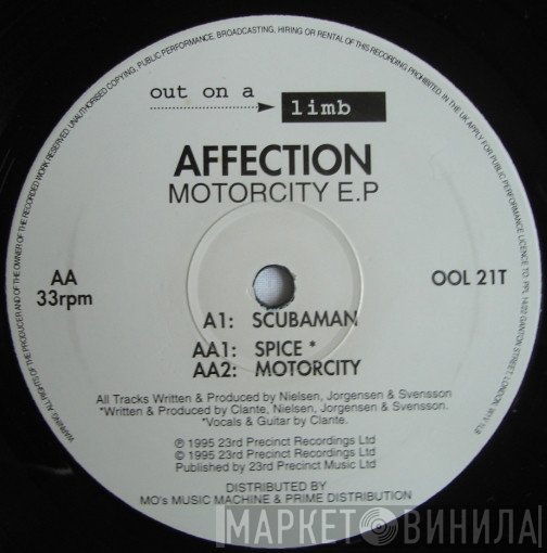 Affection - Motorcity E.P