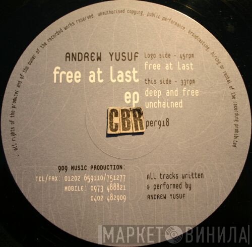 Affie Yusuf  - Free At Last EP