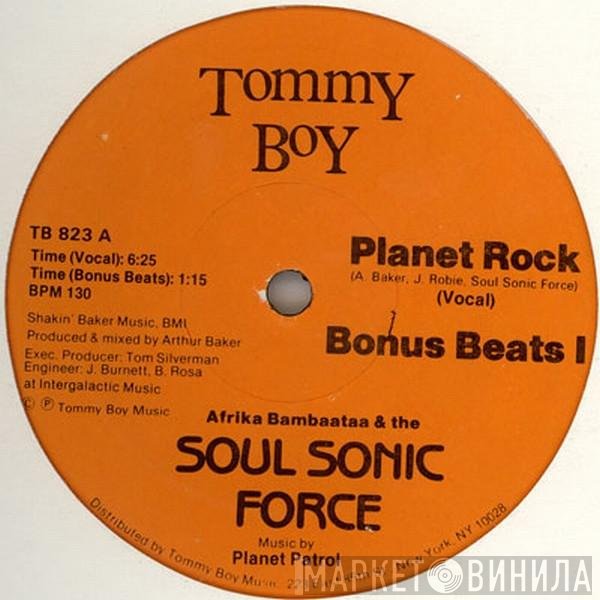 Afrika Bambaataa & Soulsonic Force Music By Planet Patrol  - Planet Rock