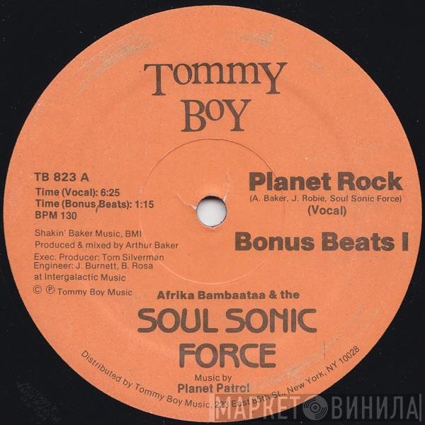Afrika Bambaataa & Soulsonic Force Music By Planet Patrol  - Planet Rock