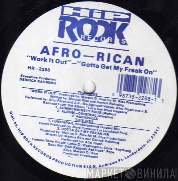 Afro-Rican  - Work It Out