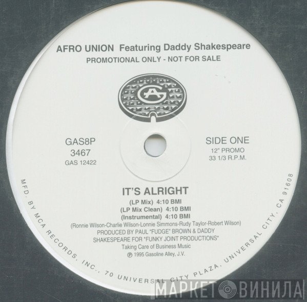Afro Union, Daddy Shakespeare - It's Alright