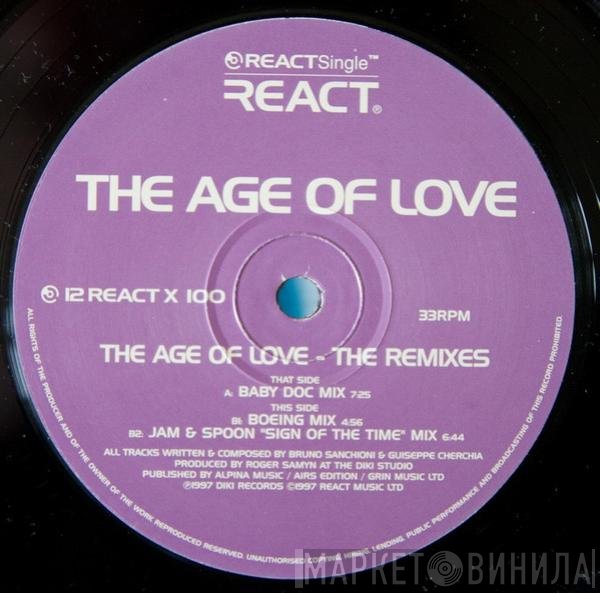 Age Of Love - The Age Of Love (The Remixes)