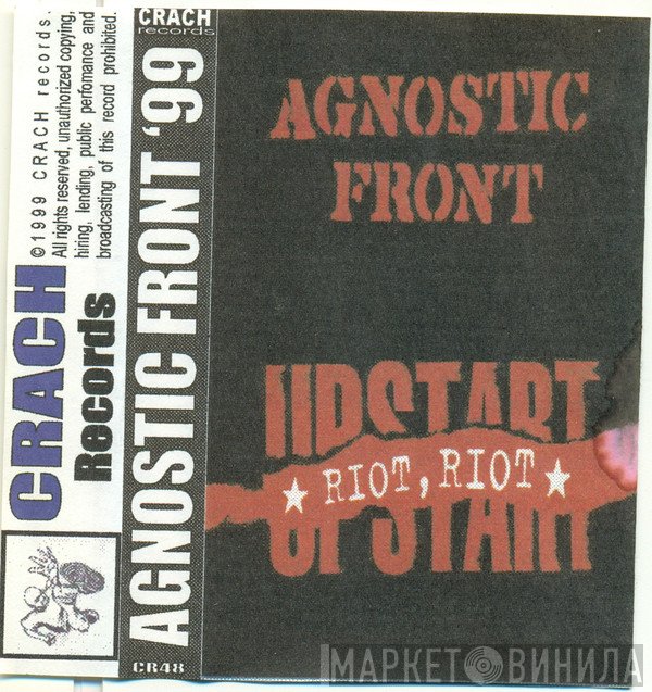 Agnostic Front  - Riot, Riot, Upstart