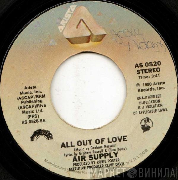 Air Supply  - All Out Of Love