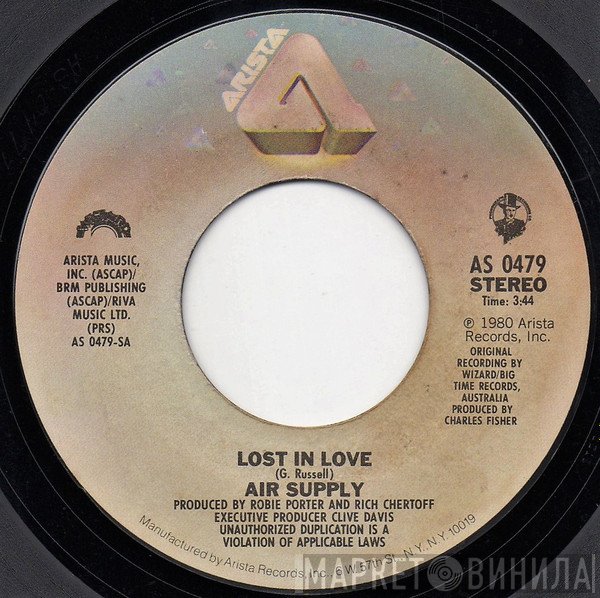 Air Supply - Lost In Love