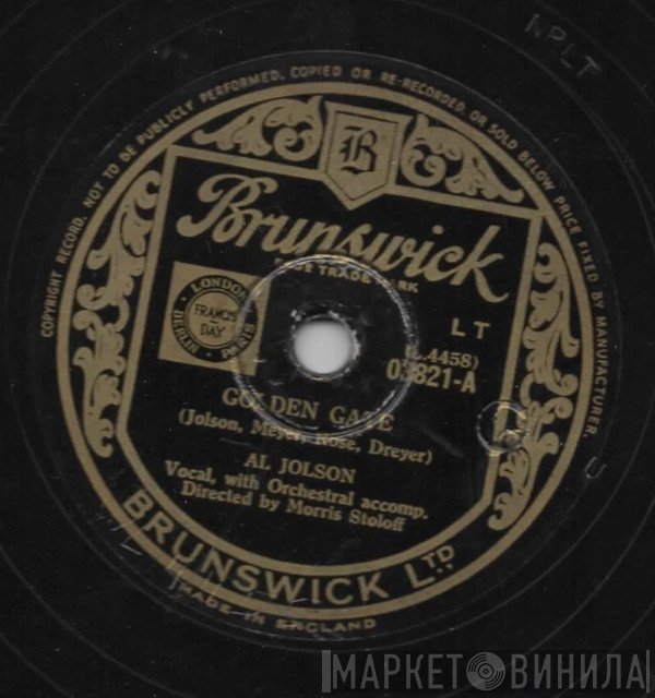 Al Jolson - Golden Gate / When You Were Sweet Sixteen
