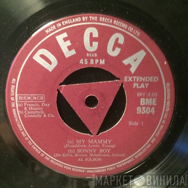 Al Jolson  - My Mammy
