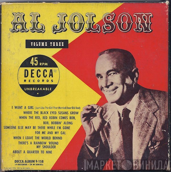 Al Jolson  - Volume Three