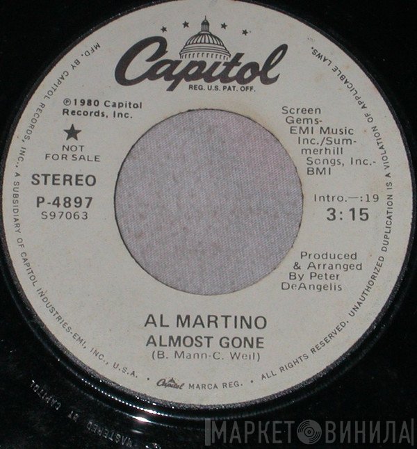 Al Martino  - Almost Gone