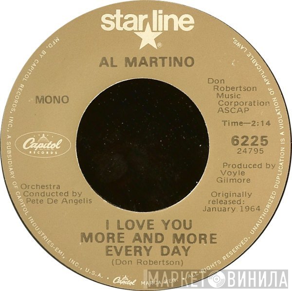 Al Martino - I Love You More And More Every Day / Daddy's Little Girl