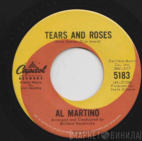 Al Martino  - Tears And Roses