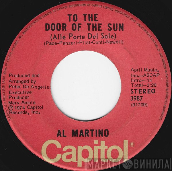 Al Martino - To The Door Of The Sun