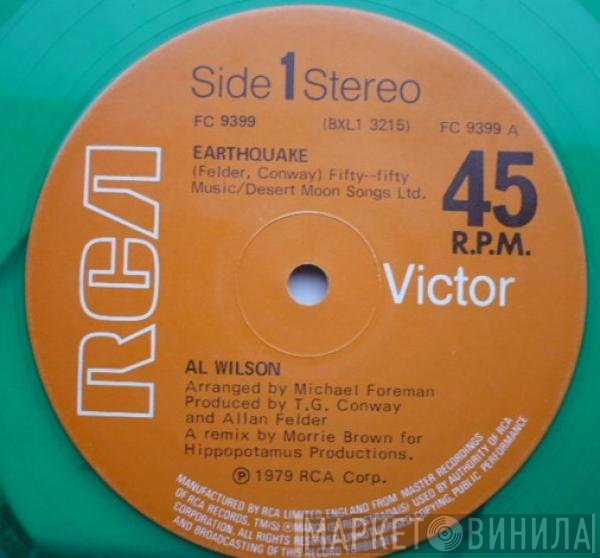 Al Wilson - Earthquake