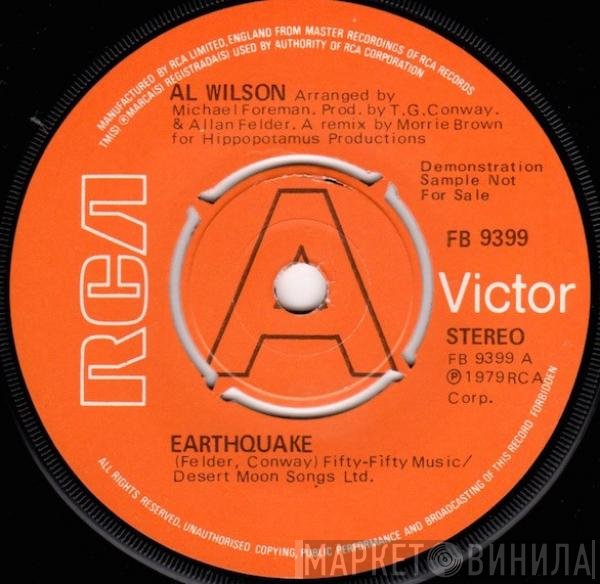 Al Wilson - Earthquake