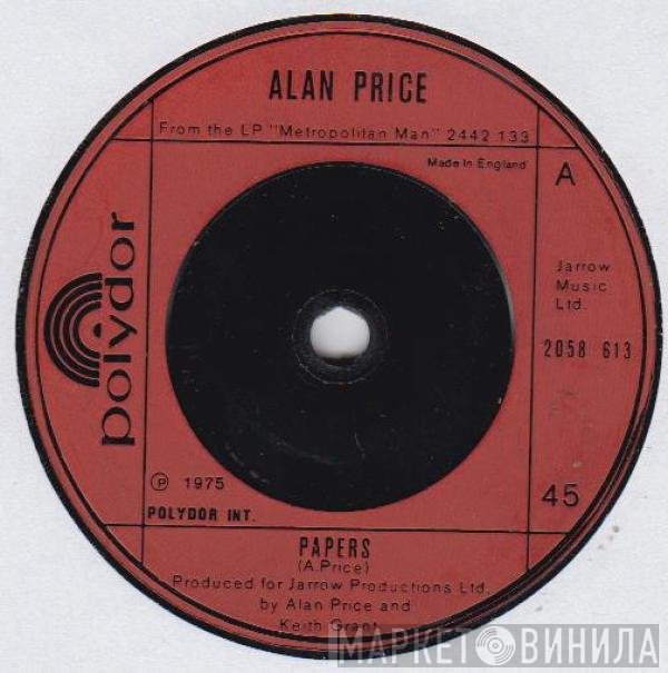 Alan Price  - Papers