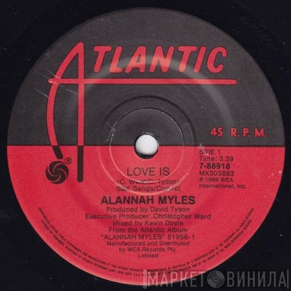 Alannah Myles  - Love Is