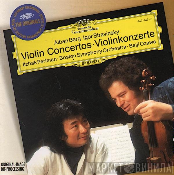 Alban Berg · Igor Stravinsky - Itzhak Perlman · Boston Symphony Orchestra · Seiji Ozawa  - Violin Concertos
