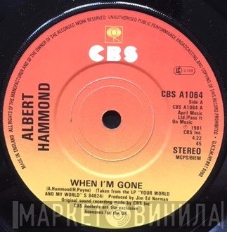 Albert Hammond - When I'm Gone