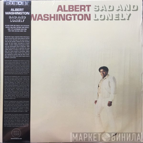 Albert Washington - Sad And Lonely