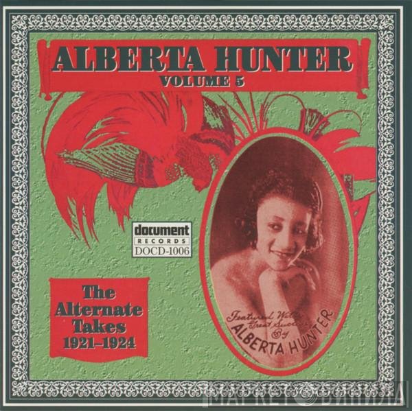 Alberta Hunter - Volume 5 (The Alternate Takes 1921-1924)