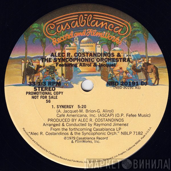 Alec R. Costandinos, The Syncophonic Orchestra, Georges Alirol, Alain Jacquet - Synergy