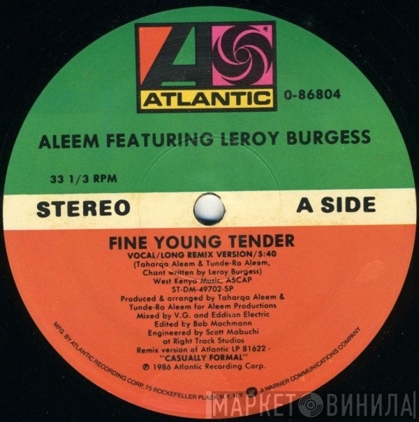Aleem, Leroy Burgess - Fine Young Tender