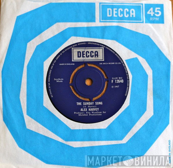 Alex Harvey  - The Sunday Song