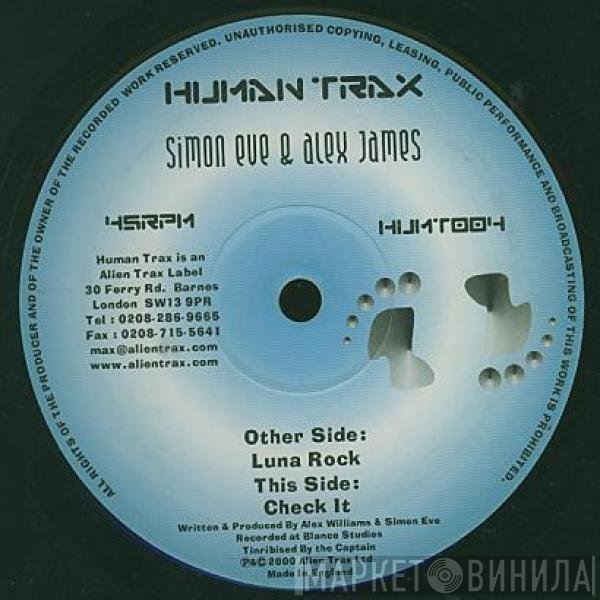 Alex James, Simon Eve - Luna Rock / Check It