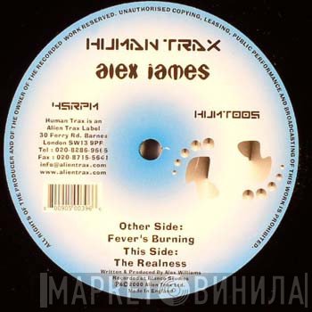 Alex James - Fever's Burning / The Realness