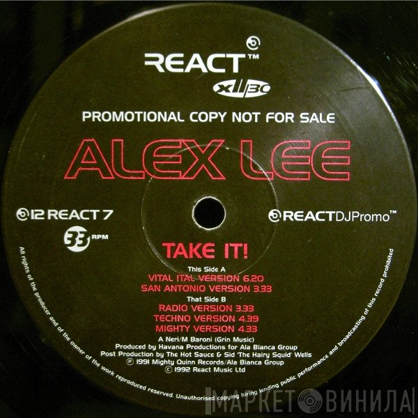 Alex Lee - Take It!