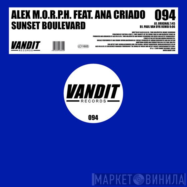Alex M.O.R.P.H. Feat. Ana Criado  - Sunset Boulevard