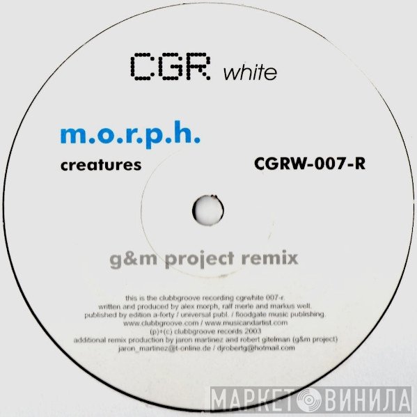 Alex M.O.R.P.H. - Creatures (Remixes)