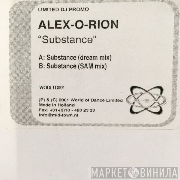 Alex O'Rion  - Substance
