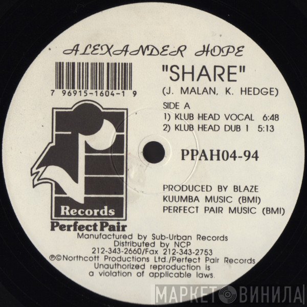 Alexander Hope - Share