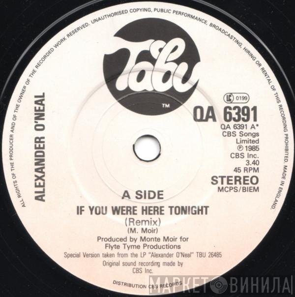Alexander O'Neal - If You Were Here Tonight