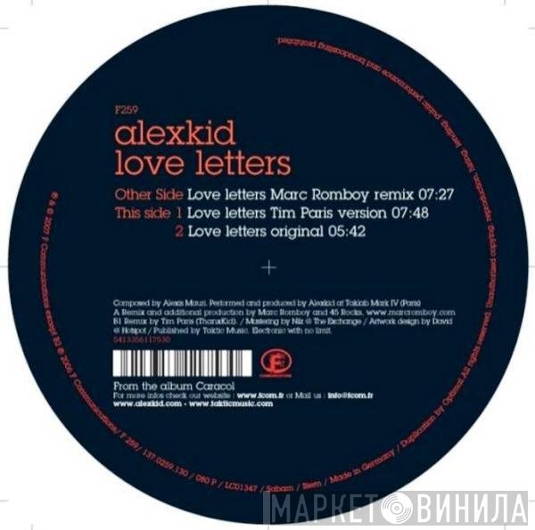 Alexkid  - Love Letters
