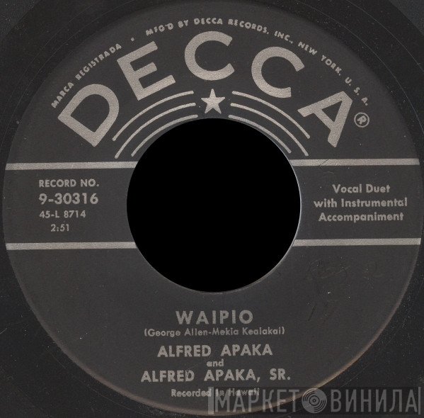 Alfred Apaka And Alfred Apaka, Sr.  - Waipio