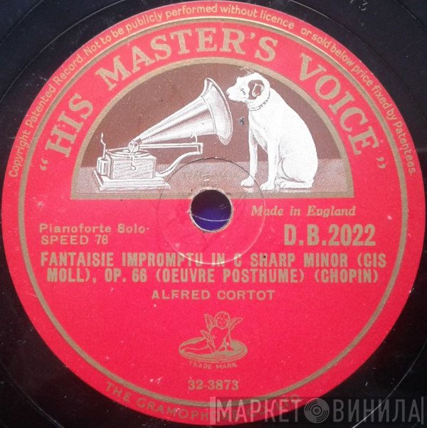 Alfred Cortot - Impromptu No. 3 In A Flat Major (Ges Dur) Op. 51 (Chopin) / Fantaisie Impromptu In C Sharp Minor (Cis Moll) Op. 66 (Chopin)