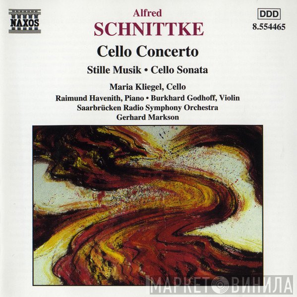 Alfred Schnittke, Maria Kliegel, Rundfunk-Sinfonieorchester Saarbrücken, Gerhard Markson, Burkhard Godhoff, Raymund Havenith - Cello Concerto / Stille Musik / Cello Sonata
