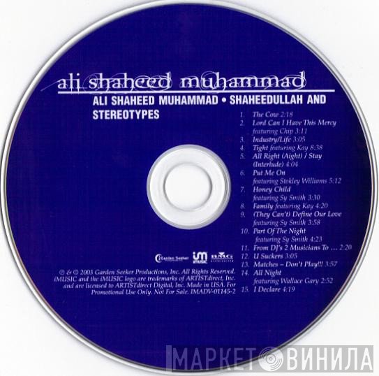 Ali Shaheed Muhammad - Shaheedullah And Stereotypes
