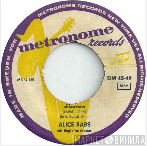 Alice Babs - Ekorren (Jodel-Lied) / Der Kuckucksjodler (Gökuret)