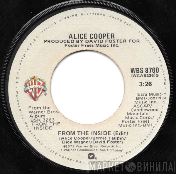 Alice Cooper   - From The Inside (Edit)