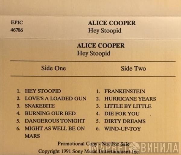 Alice Cooper   - Hey Stoopid