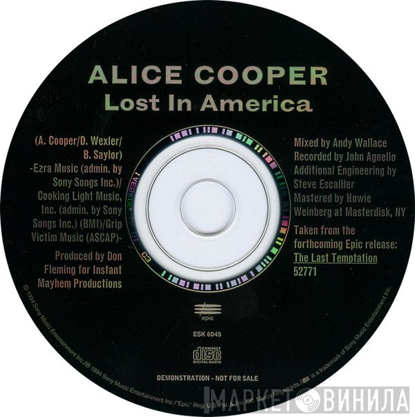 Alice Cooper   - Lost In America
