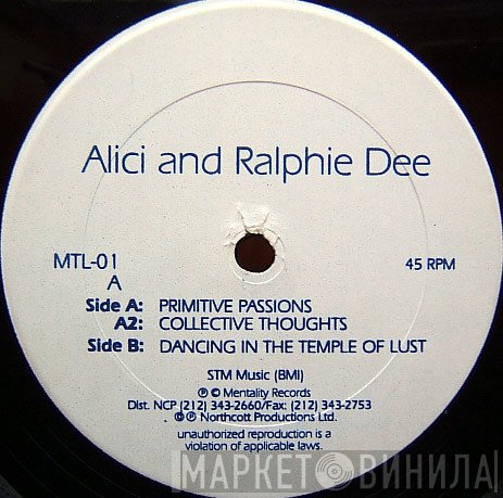 Alici And Ralphie Dee  - Primitive Passions
