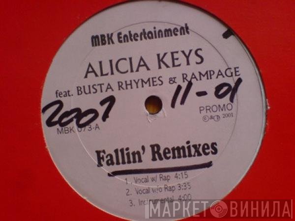 Alicia Keys Feat Busta Rhymes & Rampage   - Fallin' Remixes