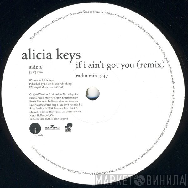 Alicia Keys - If I Ain't Got You (Remix)