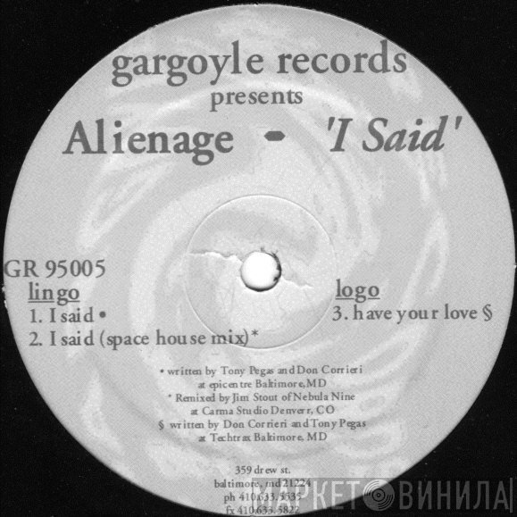 Alienage - I Said