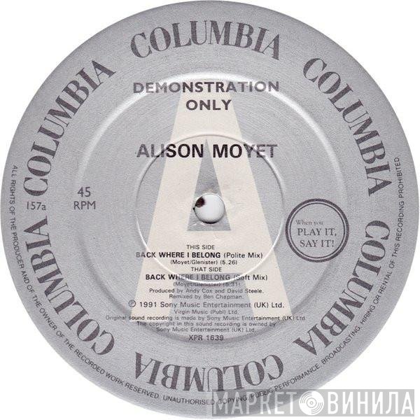 Alison Moyet - Back Where I Belong